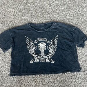 Vintage Charcoal Nashville Graphic Tee